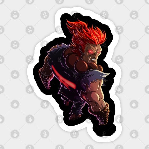 Akuma Sticker by jonny5alves